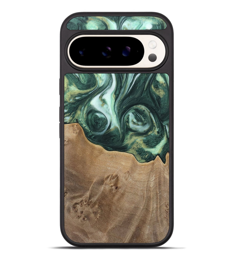 Pixel 9 Pro XL Wood Phone Case - Elta (Green, 741483)