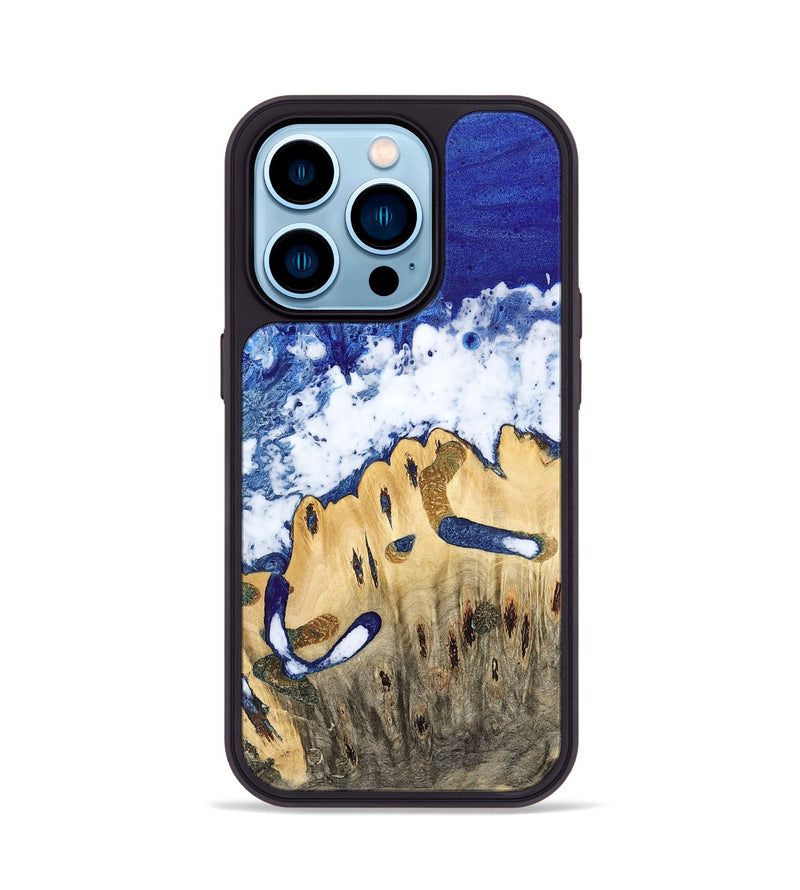 iPhone 14 Pro Wood Phone Case - Hally (Coastal, 741485)