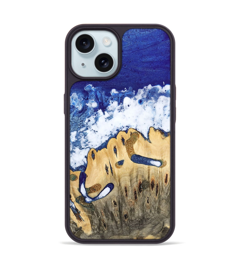 iPhone 15 Wood Phone Case - Hally (Coastal, 741485)