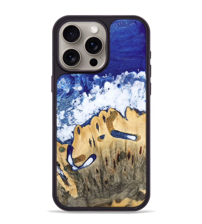 iPhone 15 Pro Max Wood Phone Case - Hally (Coastal, 741485)