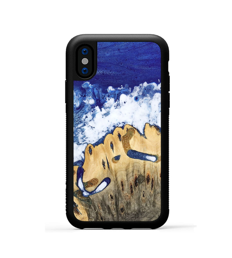 iPhone Xs Wood Phone Case - Hally (Coastal, 741485)