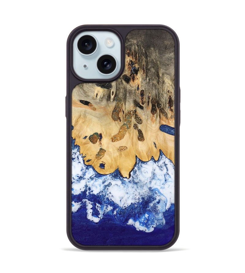 iPhone 15 Wood Phone Case - Camile (Coastal, 741486)