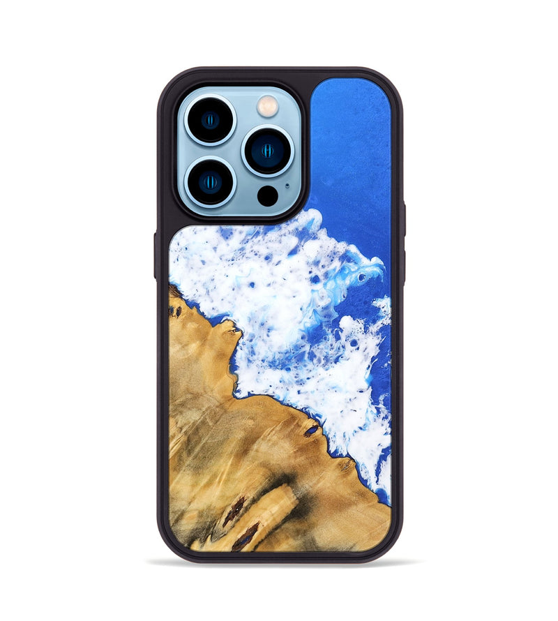 iPhone 14 Pro Wood Phone Case - France (Coastal, 741489)