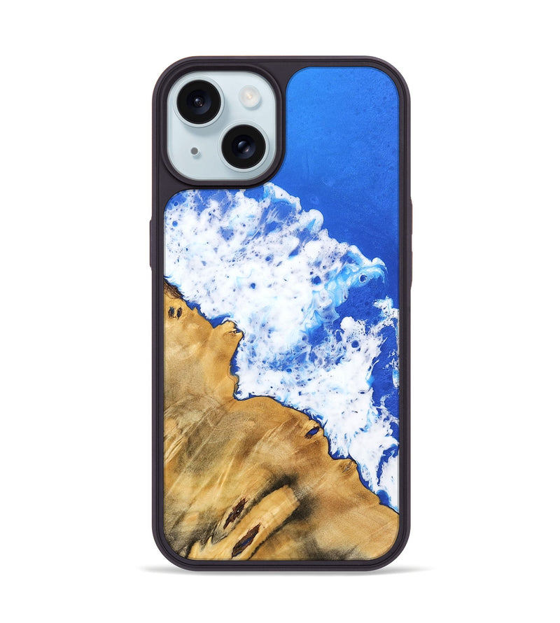 iPhone 15 Wood Phone Case - France (Coastal, 741489)