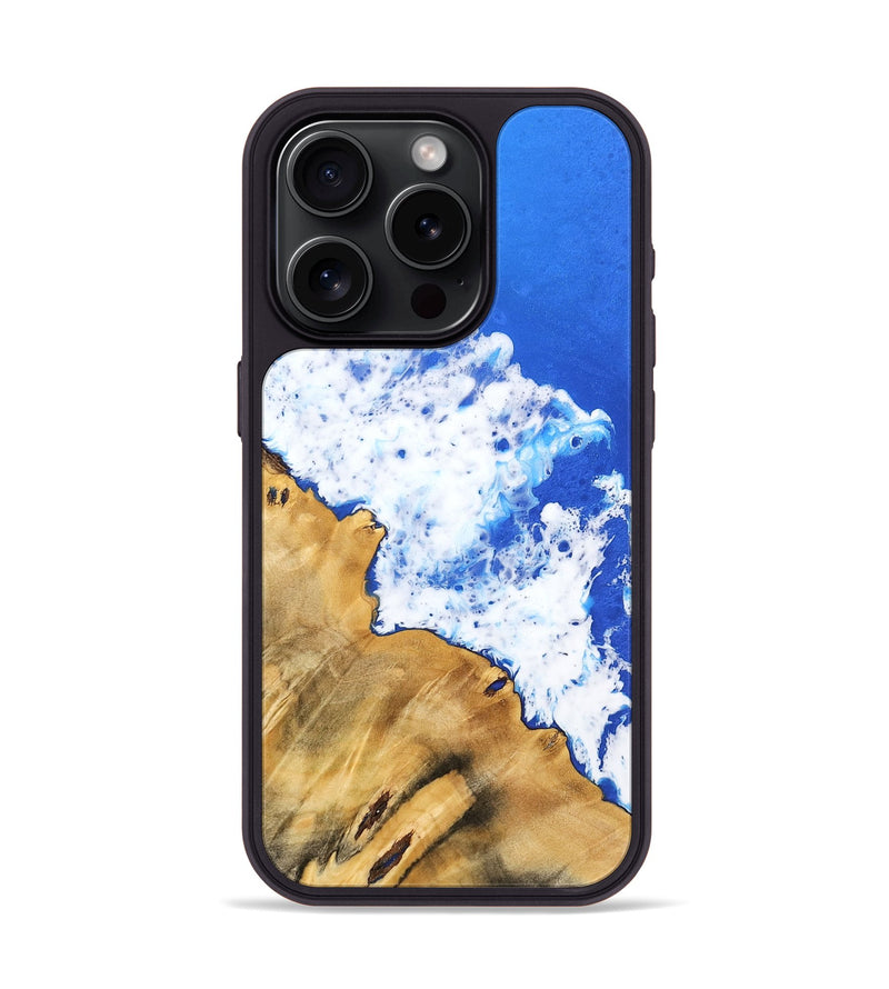 iPhone 15 Pro Wood Phone Case - France (Coastal, 741489)