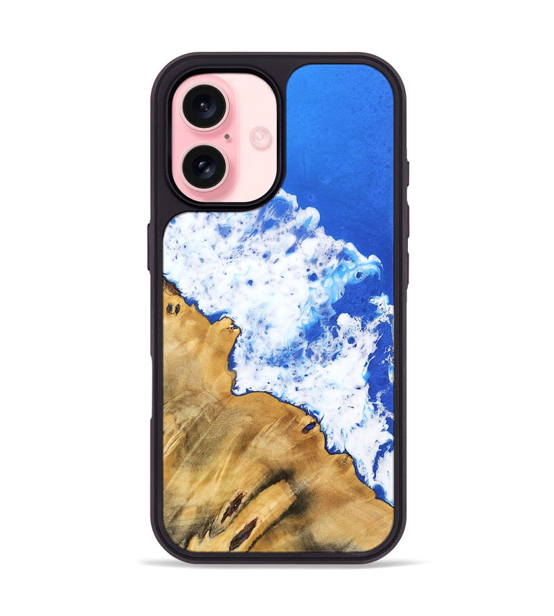 iPhone 16 Wood Phone Case - France (Coastal, 741489)