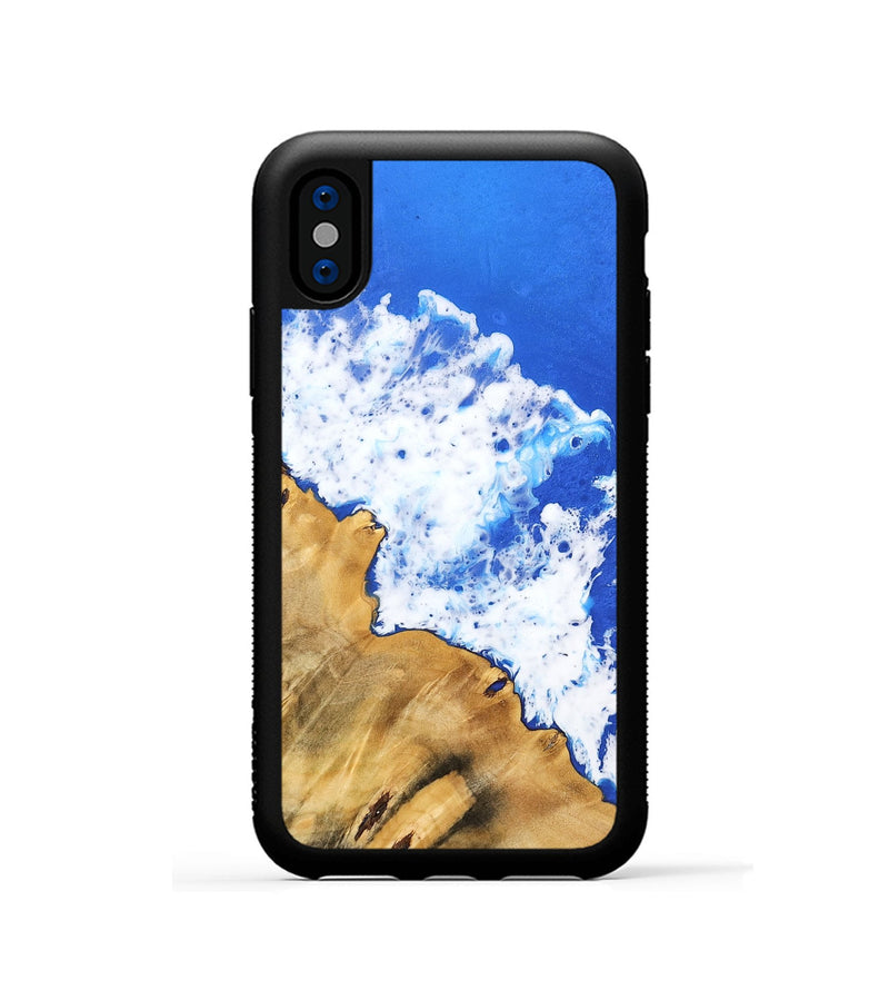 iPhone Xs Wood Phone Case - France (Coastal, 741489)