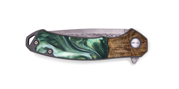 EDC Wood Pocket Knife - Rogers (Green, 741494)