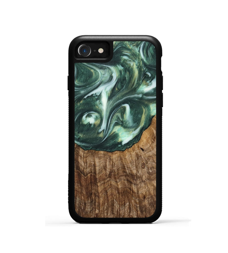 iPhone SE Wood Phone Case - Rogers (Green, 741494)