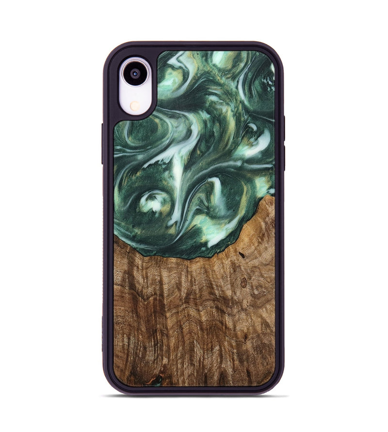 iPhone Xr Wood Phone Case - Rogers (Green, 741494)