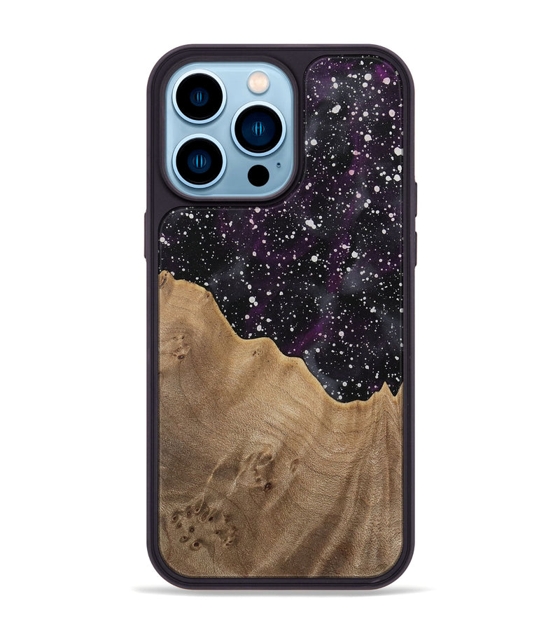 iPhone 14 Pro Max Wood Phone Case - Cookie (Cosmos, 741496)