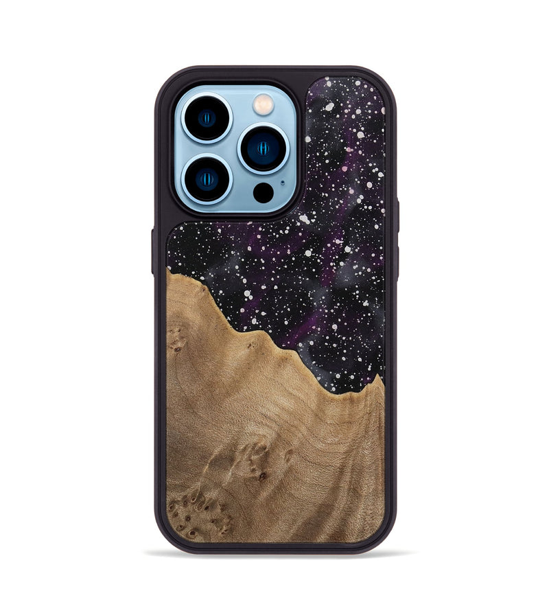 iPhone 14 Pro Wood Phone Case - Cookie (Cosmos, 741496)