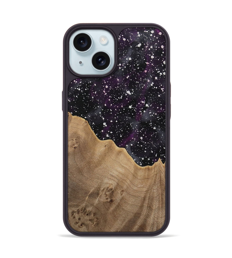 iPhone 15 Wood Phone Case - Cookie (Cosmos, 741496)