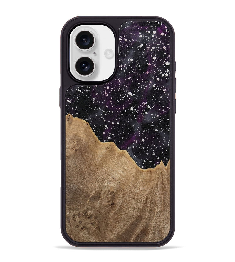 iPhone 16 Plus Wood Phone Case - Cookie (Cosmos, 741496)