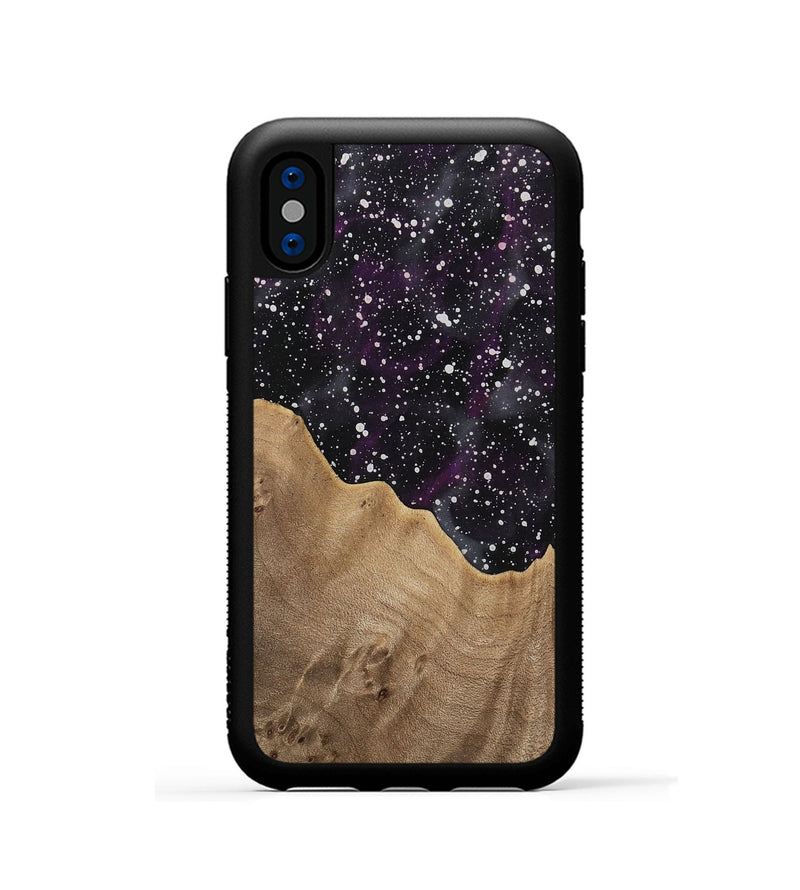 iPhone Xs Wood Phone Case - Cookie (Cosmos, 741496)