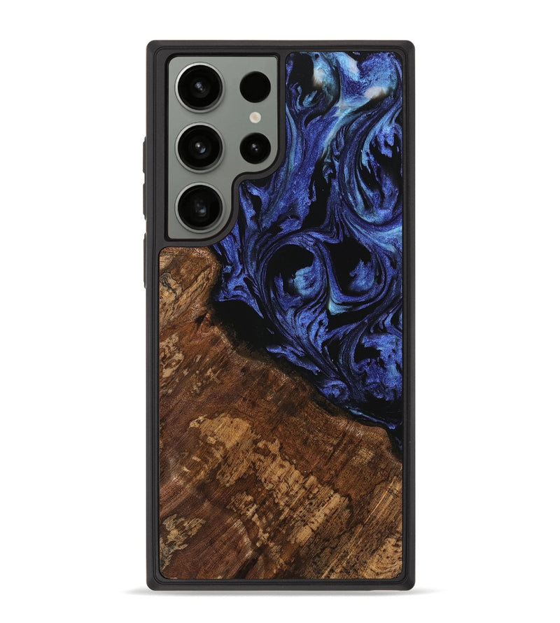 Galaxy S23 Ultra Wood Phone Case - Jakob (Blue, 741497)