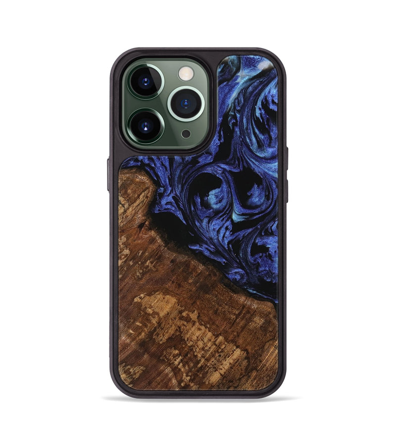 iPhone 13 Pro Wood Phone Case - Jakob (Blue, 741497)