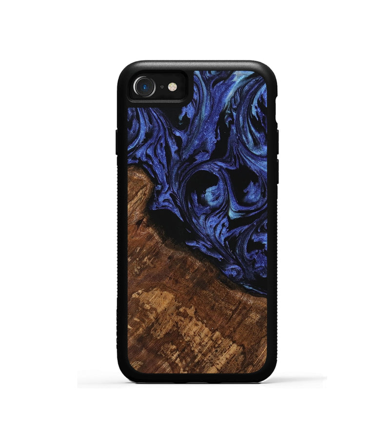 iPhone SE Wood Phone Case - Jakob (Blue, 741497)