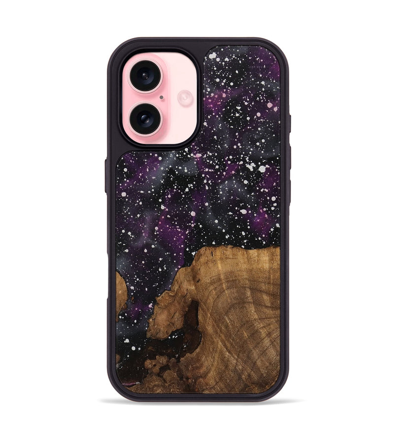 iPhone 16 Wood Phone Case - Angelo (Cosmos, 741499)