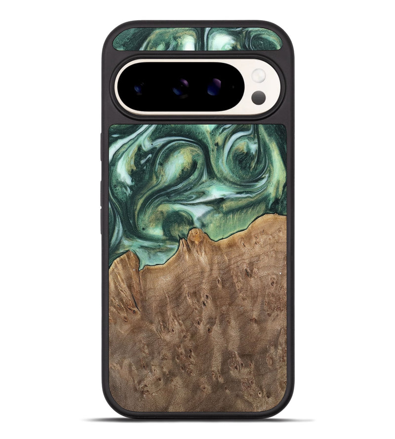 Pixel 9 Pro XL Wood Phone Case - Tina (Green, 741516)