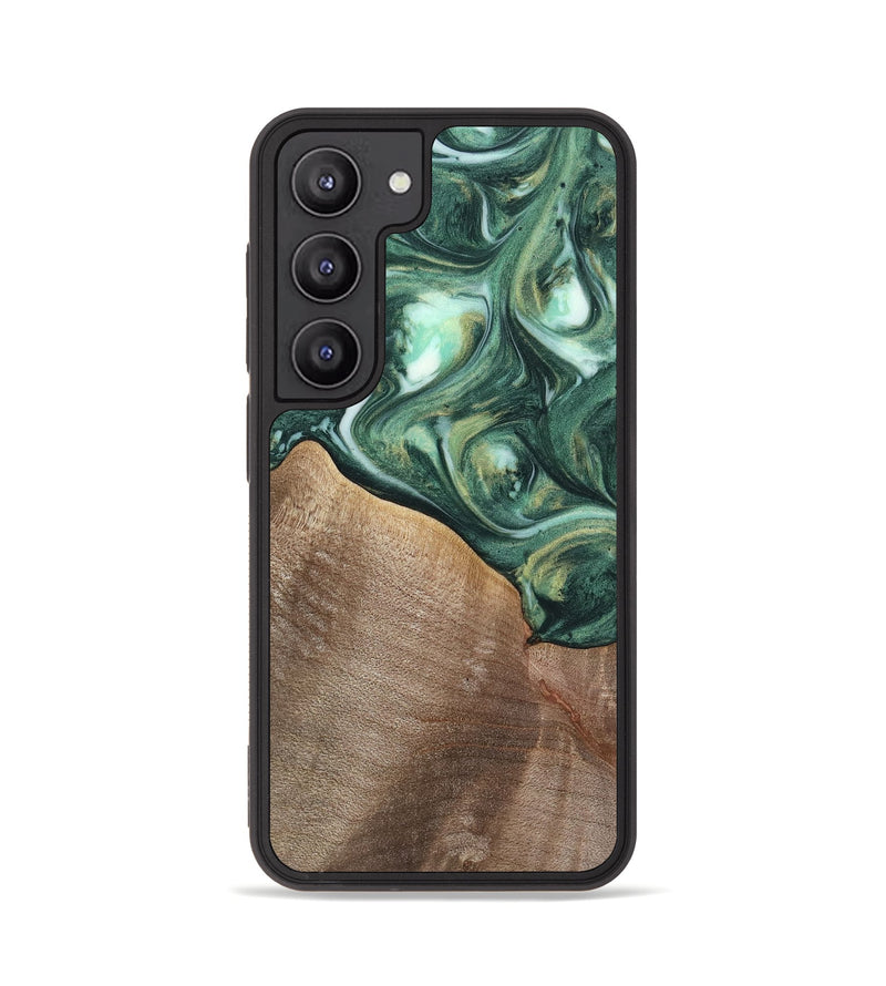 Galaxy S23 Wood Phone Case - Tian (Green, 741519)