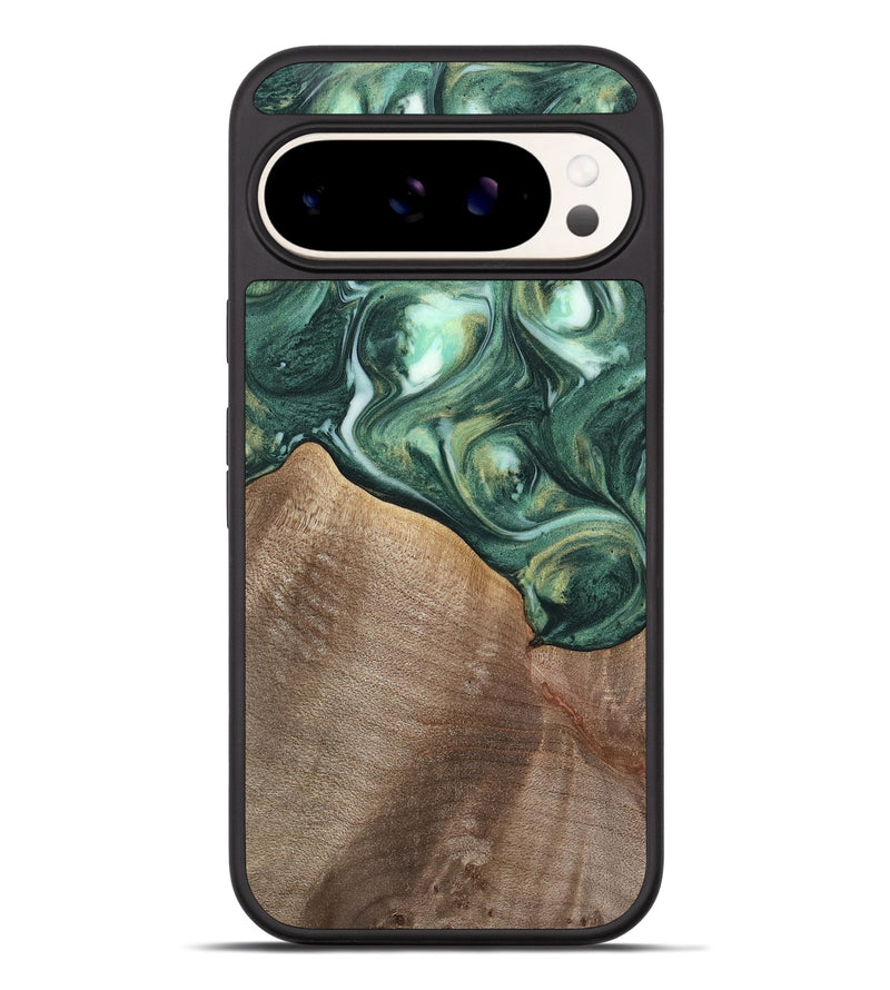 Pixel 9 Pro XL Wood Phone Case - Tian (Green, 741519)