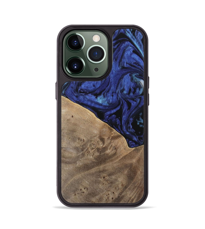 iPhone 13 Pro Wood Phone Case - Wanda (Blue, 741522)