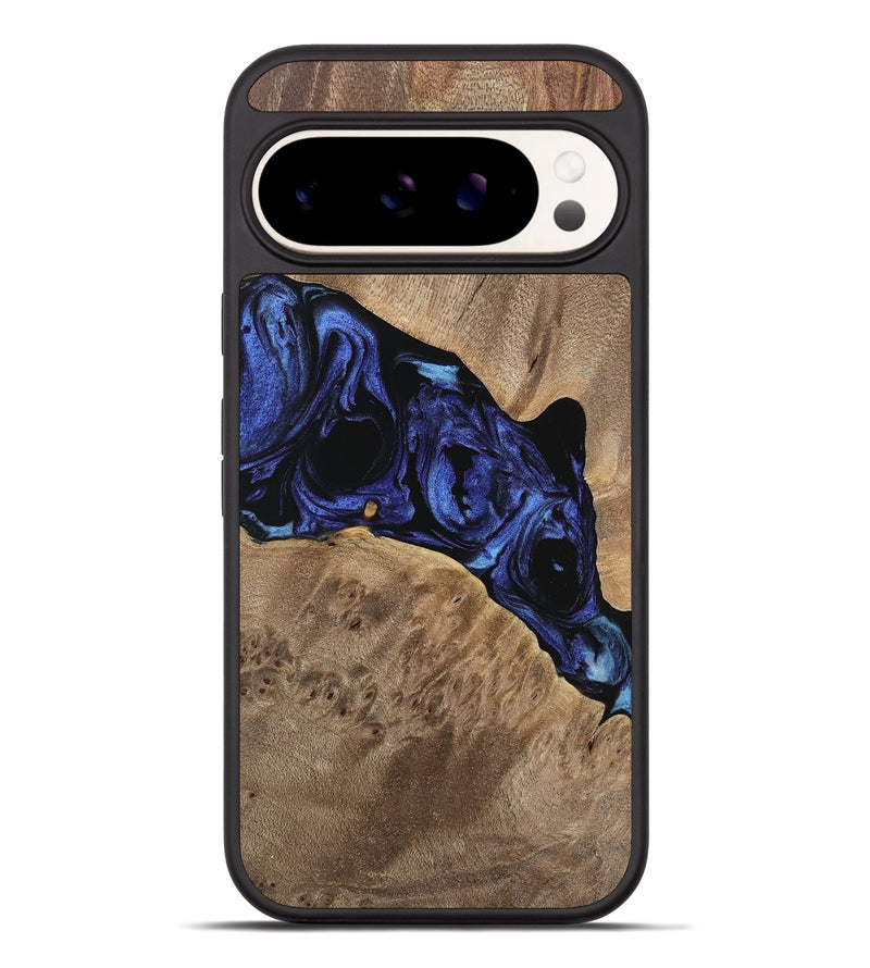 Pixel 9 Pro XL Wood Phone Case - Hesther (Blue, 741523)