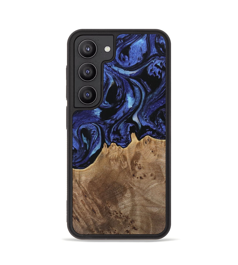 Galaxy S23 Wood Phone Case - Irma (Blue, 741524)