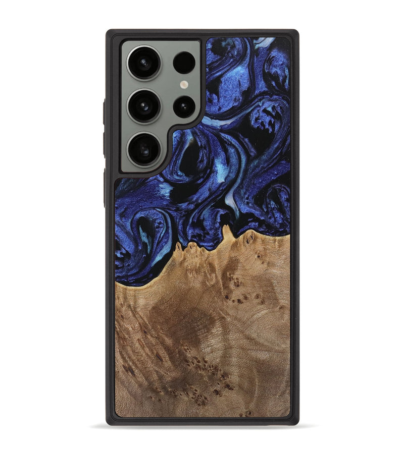 Galaxy S23 Ultra Wood Phone Case - Irma (Blue, 741524)