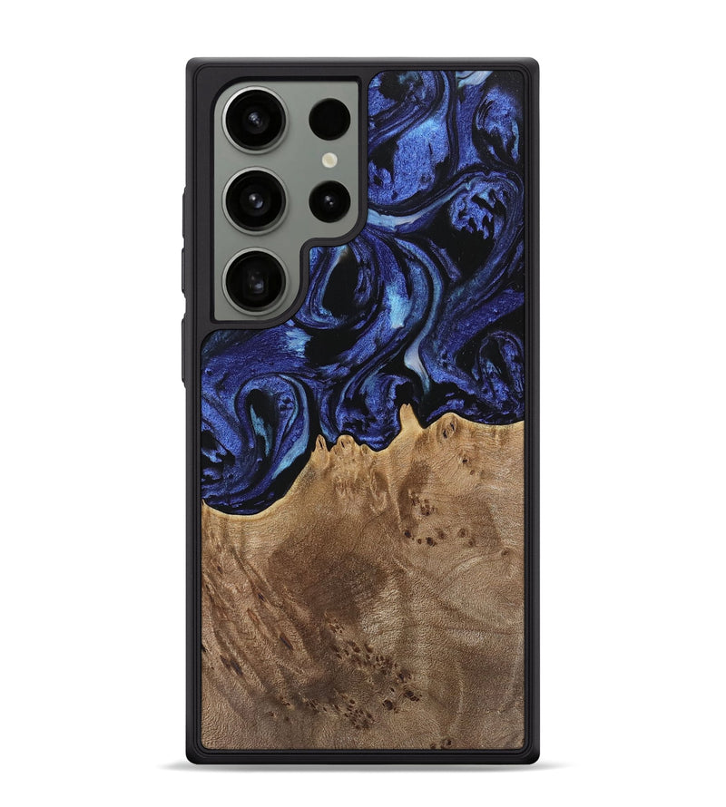 Galaxy S24 Ultra Wood Phone Case - Irma (Blue, 741524)