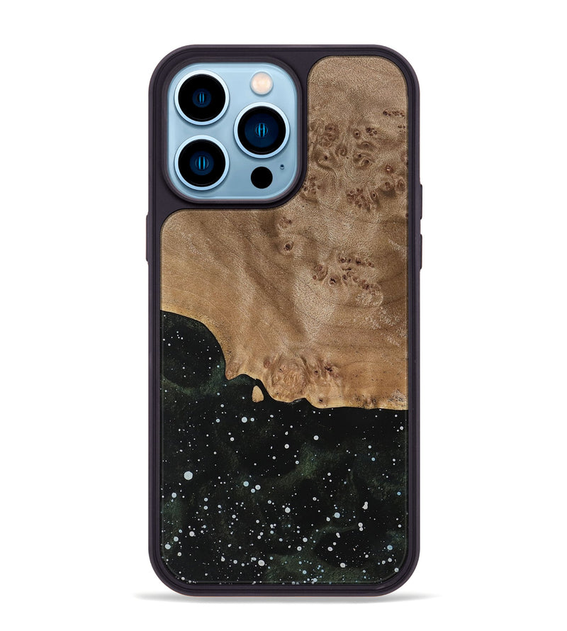 iPhone 14 Pro Max Wood Phone Case - Dimple (Cosmos, 741525)