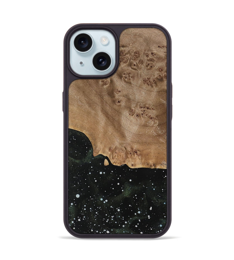 iPhone 15 Wood Phone Case - Dimple (Cosmos, 741525)