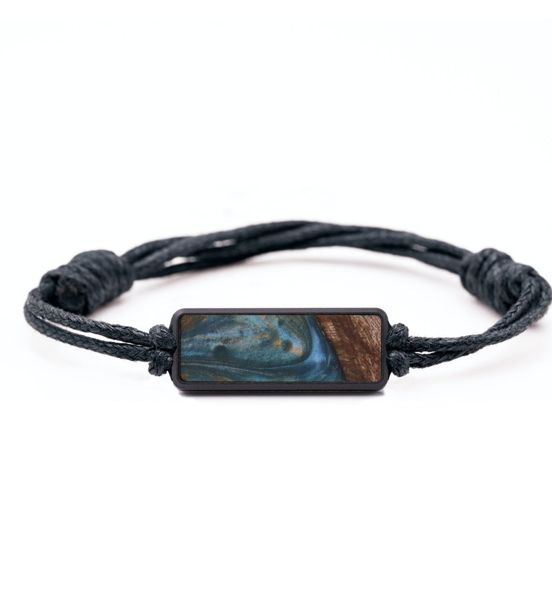 Classic Wood Bracelet - Benny (Teal & Gold, 741532)