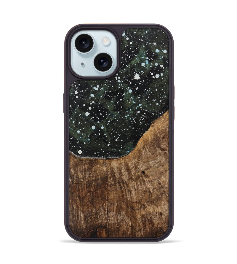 iPhone 15 Wood Phone Case - Cephus (Cosmos, 741573)