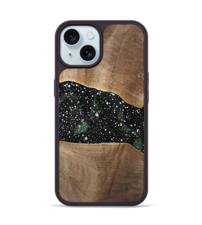 iPhone 15 Wood Phone Case - Salma (Cosmos, 741575)