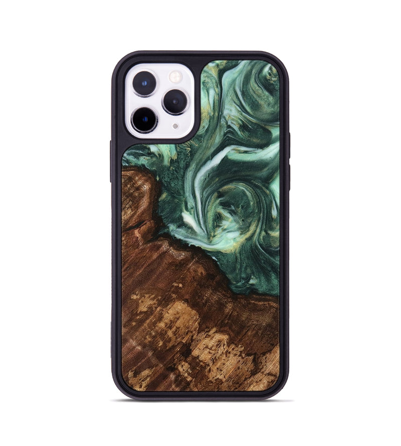 iPhone 11 Pro Wood Phone Case - Gideon (Green, 741576)