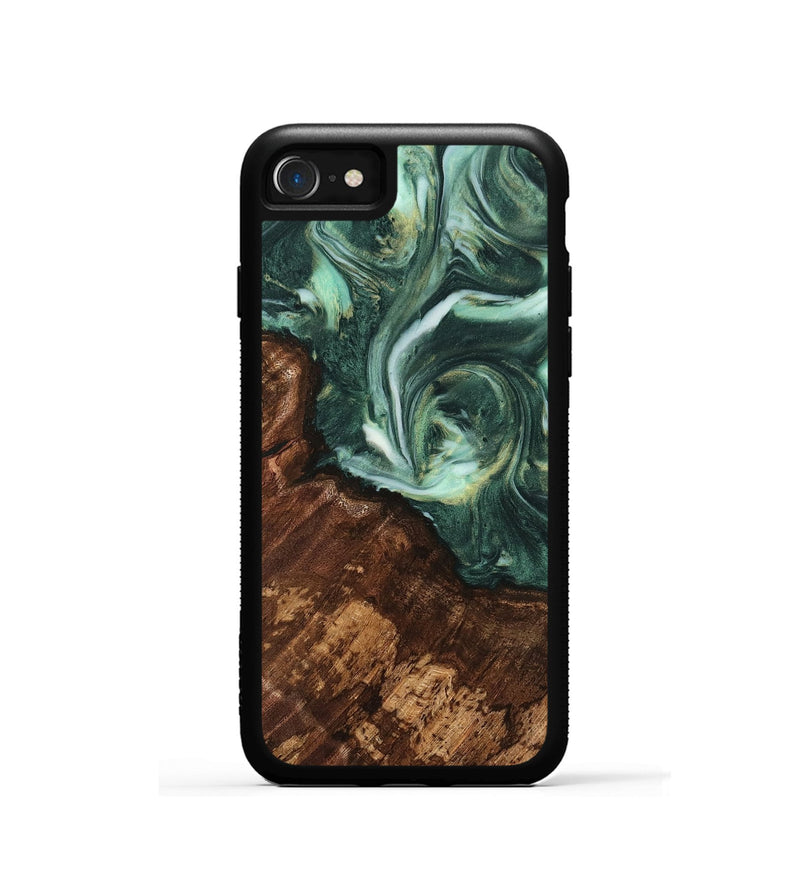 iPhone SE Wood Phone Case - Gideon (Green, 741576)