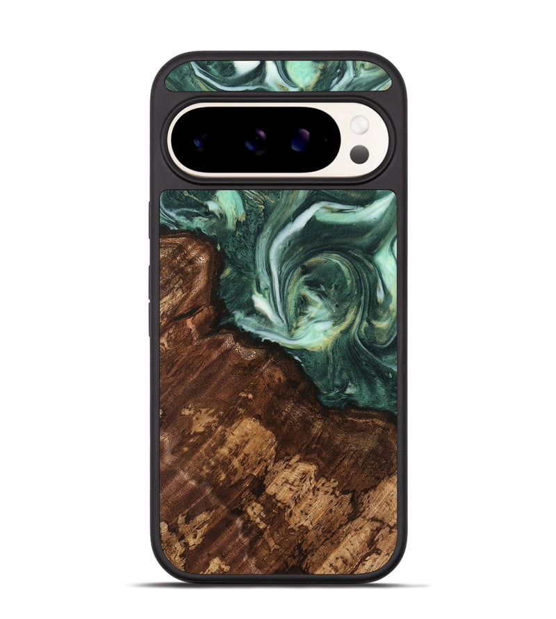 Pixel 9 Pro Wood Phone Case - Gideon (Green, 741576)