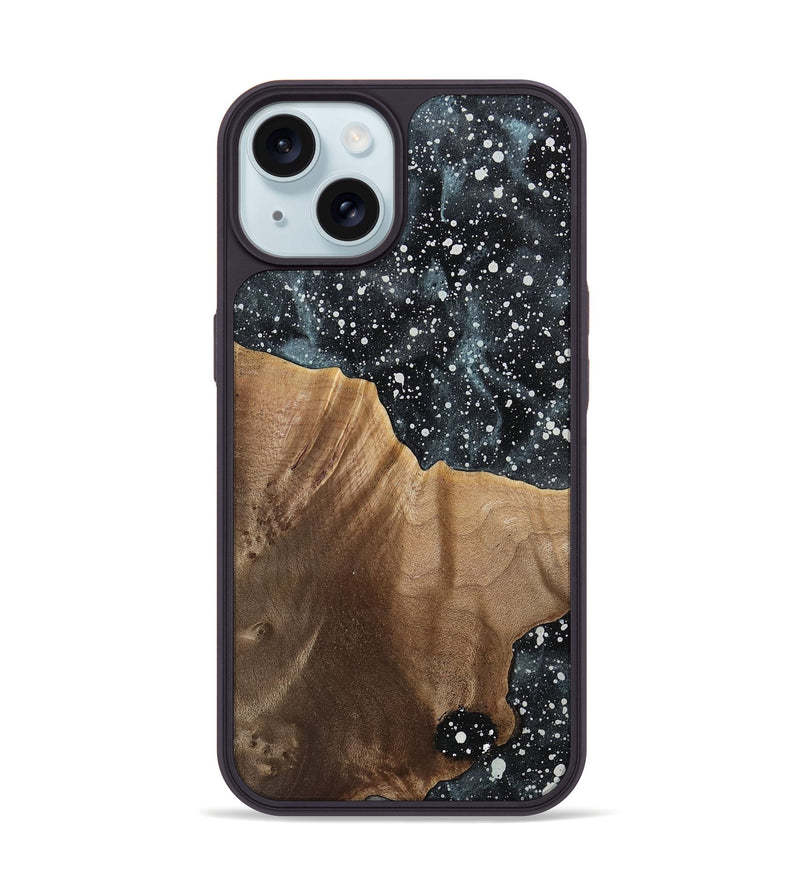 iPhone 15 Wood Phone Case - Johnna (Cosmos, 741577)