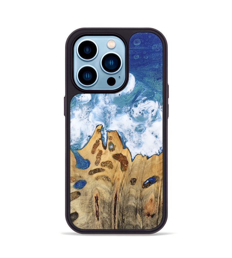 iPhone 14 Pro Wood Phone Case - Shuang (Coastal, 741580)