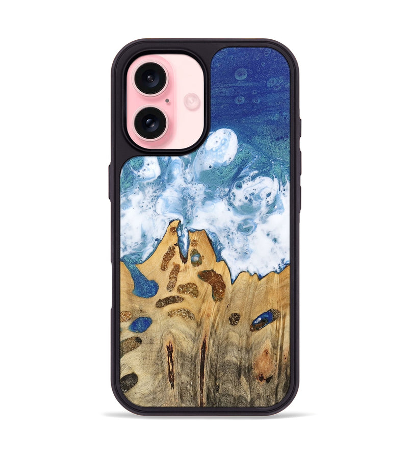 iPhone 16 Wood Phone Case - Shuang (Coastal, 741580)