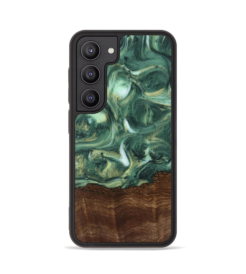 Galaxy S23 Wood Phone Case - Anibal (Green, 741594)