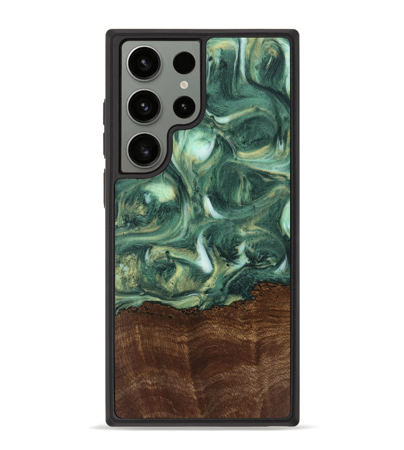 Galaxy S23 Ultra Wood Phone Case - Anibal (Green, 741594)