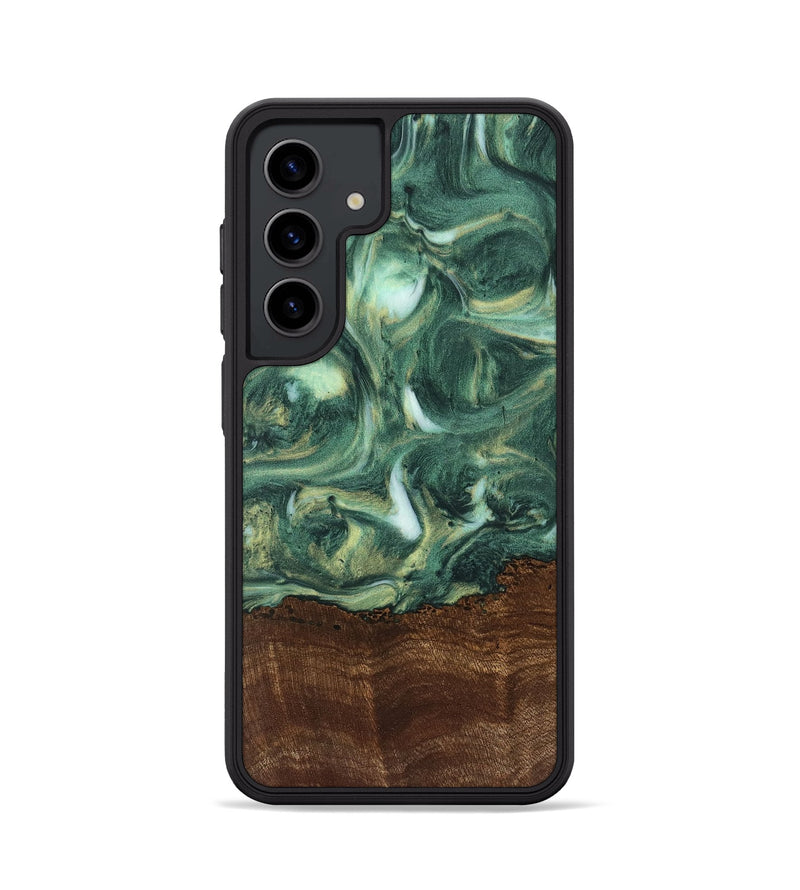 Galaxy S24 Wood Phone Case - Anibal (Green, 741594)