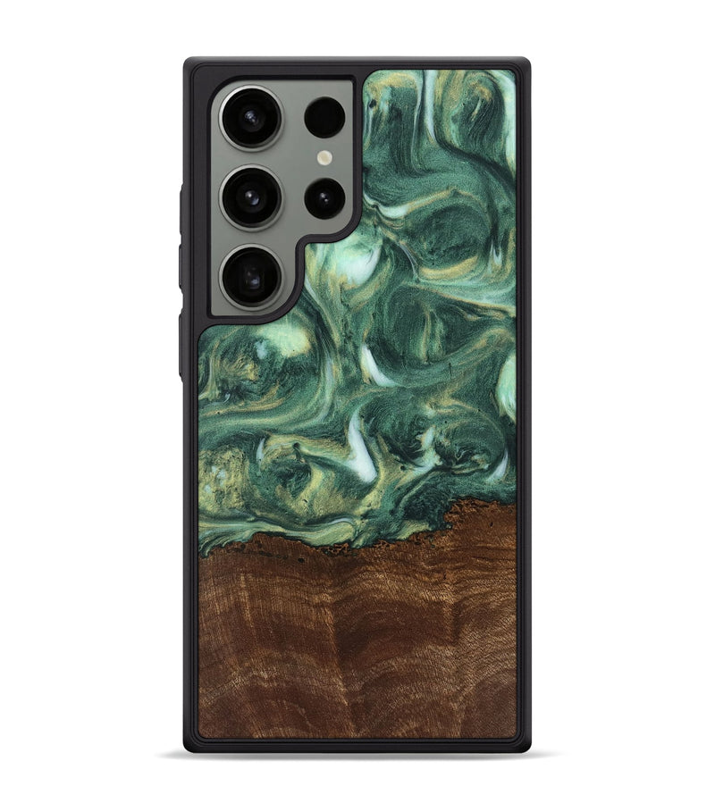 Galaxy S24 Ultra Wood Phone Case - Anibal (Green, 741594)