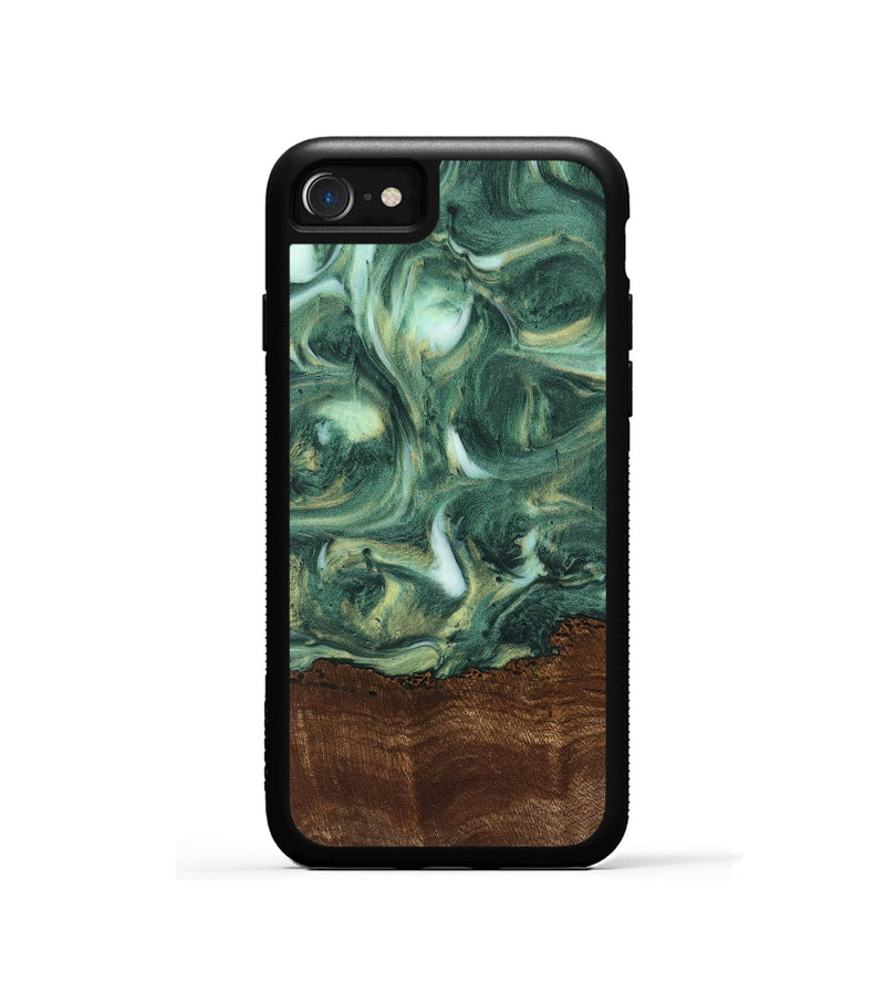 iPhone SE Wood Phone Case - Anibal (Green, 741594)