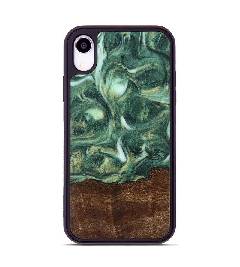 iPhone Xr Wood Phone Case - Anibal (Green, 741594)