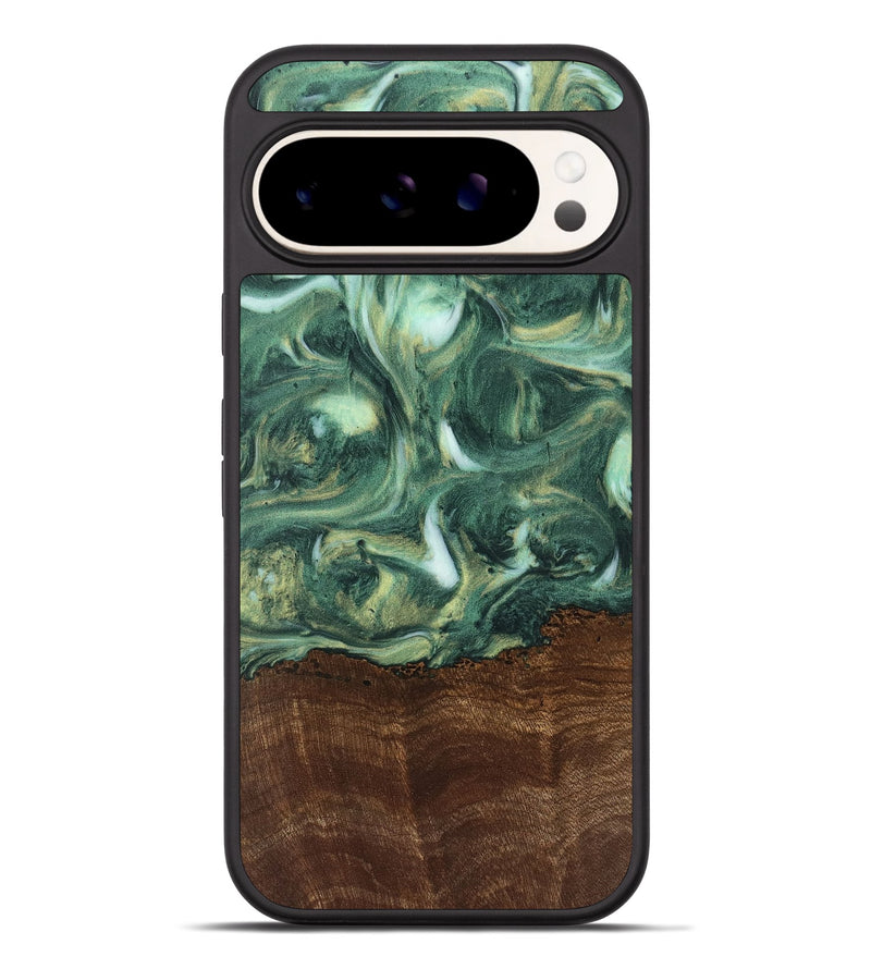 Pixel 9 Pro XL Wood Phone Case - Anibal (Green, 741594)