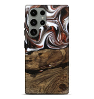 Galaxy S23 Ultra Wood Live Edge Phone Case - Harm (Black & White, 741602)